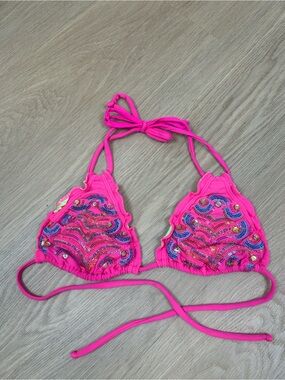 Brisa Marina Sequin Bikini Top